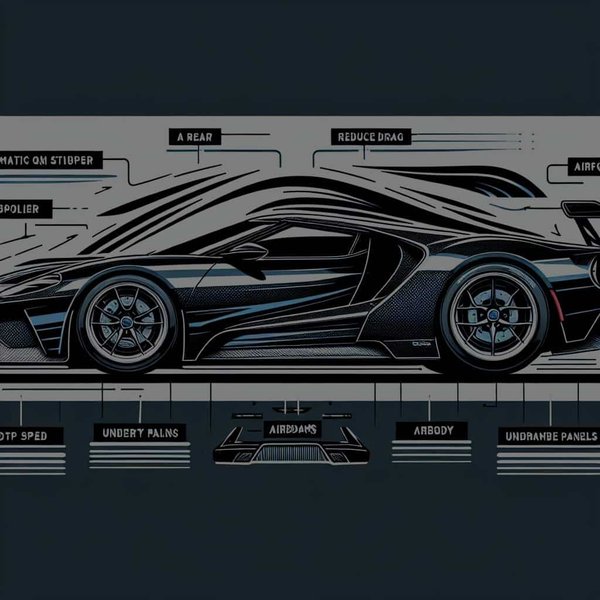 What Are the Best Ways to Reduce Drag and Improve Top Speed in a Ford GT Supercar?