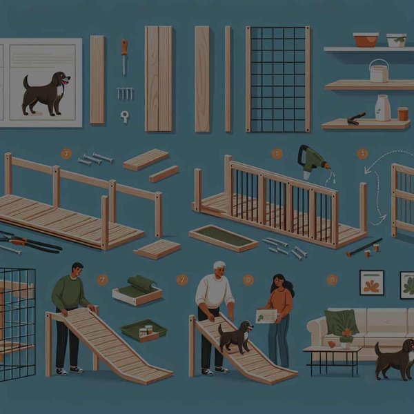 How to Build a Stylish yet Practical Ramp for Aging Pets at Home?